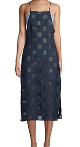 Midi navy blue cover up dress Onia Melanie dress